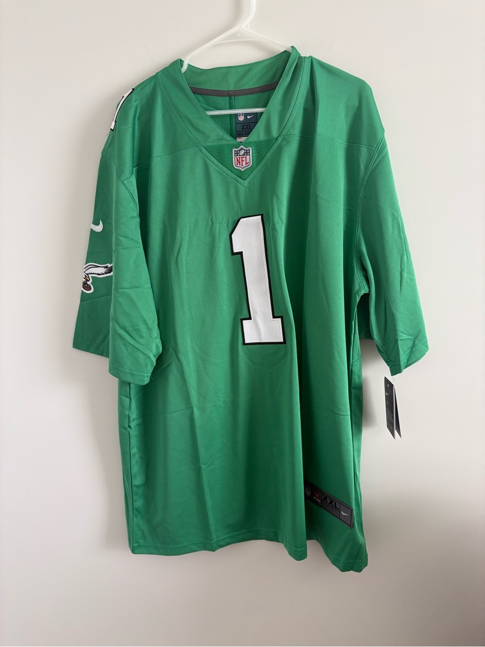 Nike Jalen Hurts Philadelphia Eagles Nike Dri Fit Jersey Men's Kelly Green XXL